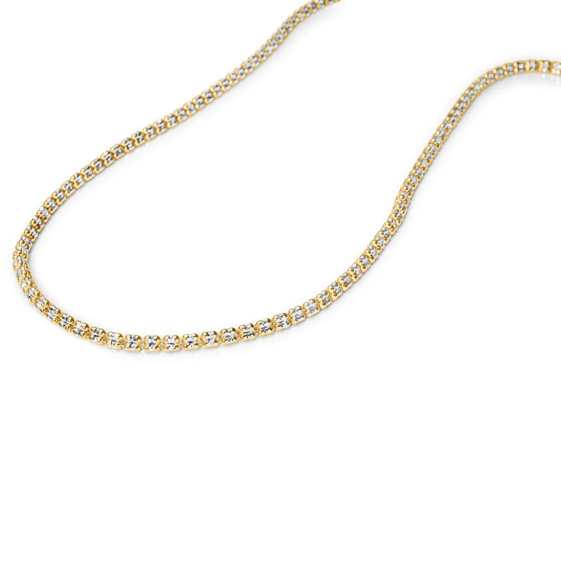 14k Ice Link Chain 2.5mm