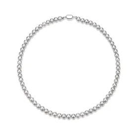 5-6mm Grey Freshwater Pearl Strand Necklace