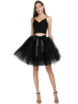 7 Layer High Waist Tutu Tulle Skirts For Women - In 22 Colors!