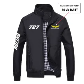 727 Flat Text Designed Stylish Jackets