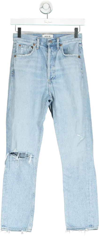 AGOLDE Light Blue Riley Jeans W23