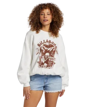 Aloha Kendal Sweatshirt in Salt Crystal