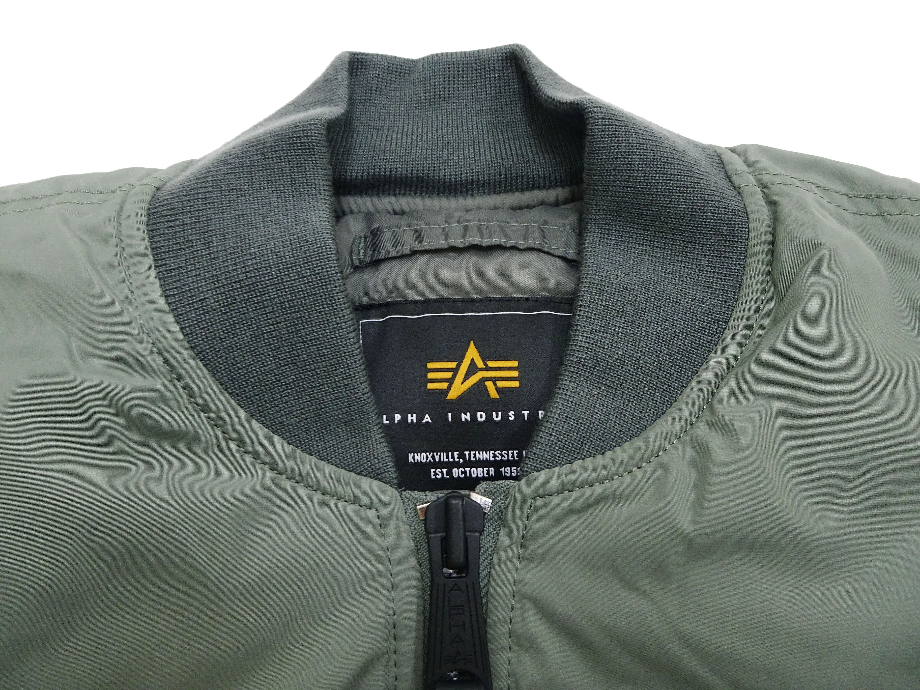 Alpha Industries Lightweight MA-1 Jacket Men's Casual Updated Version of the MA1 Flight Bomber Jacket TA0720 059 Vintage-Gray