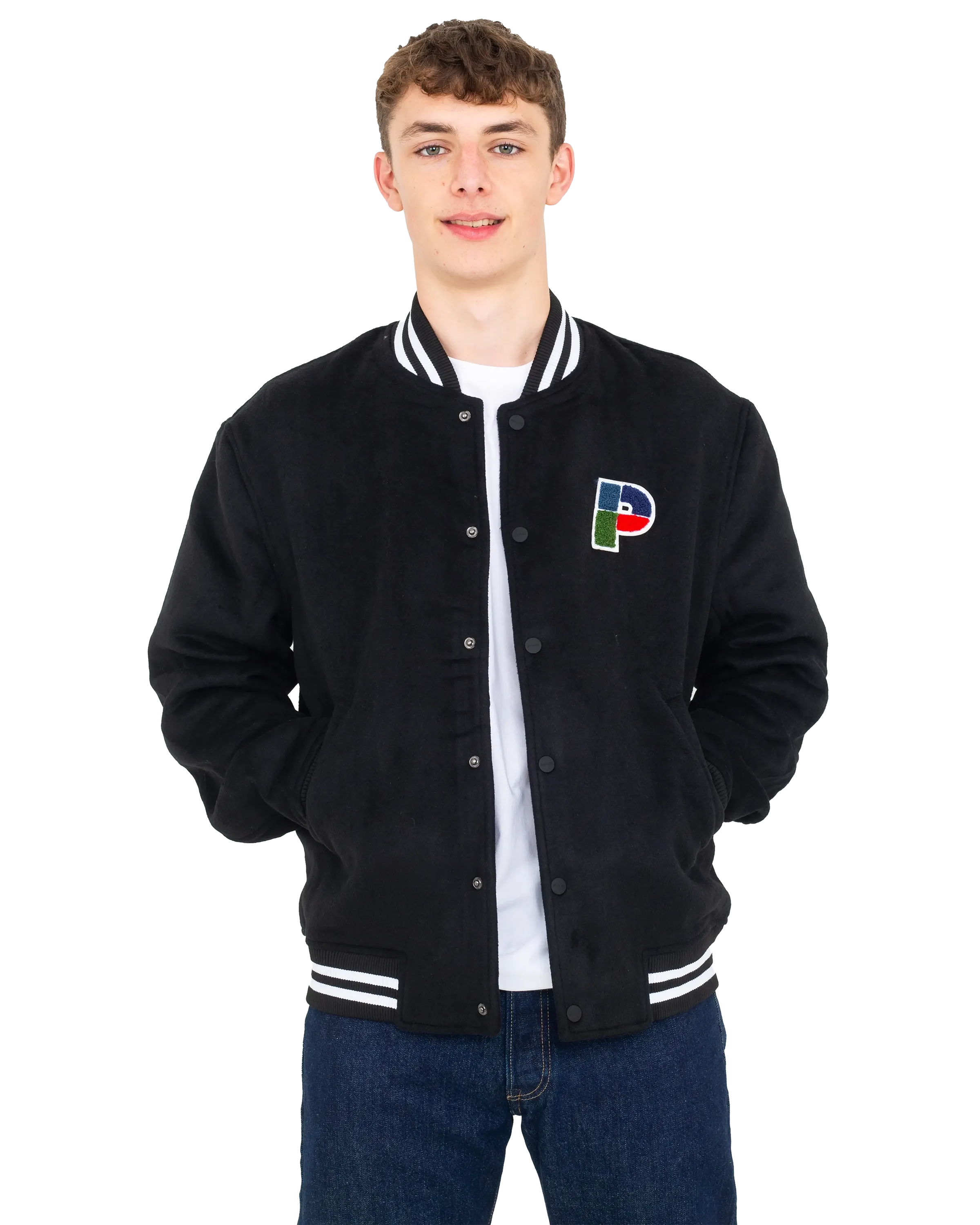 Anchorage Bomber Jacket in Black