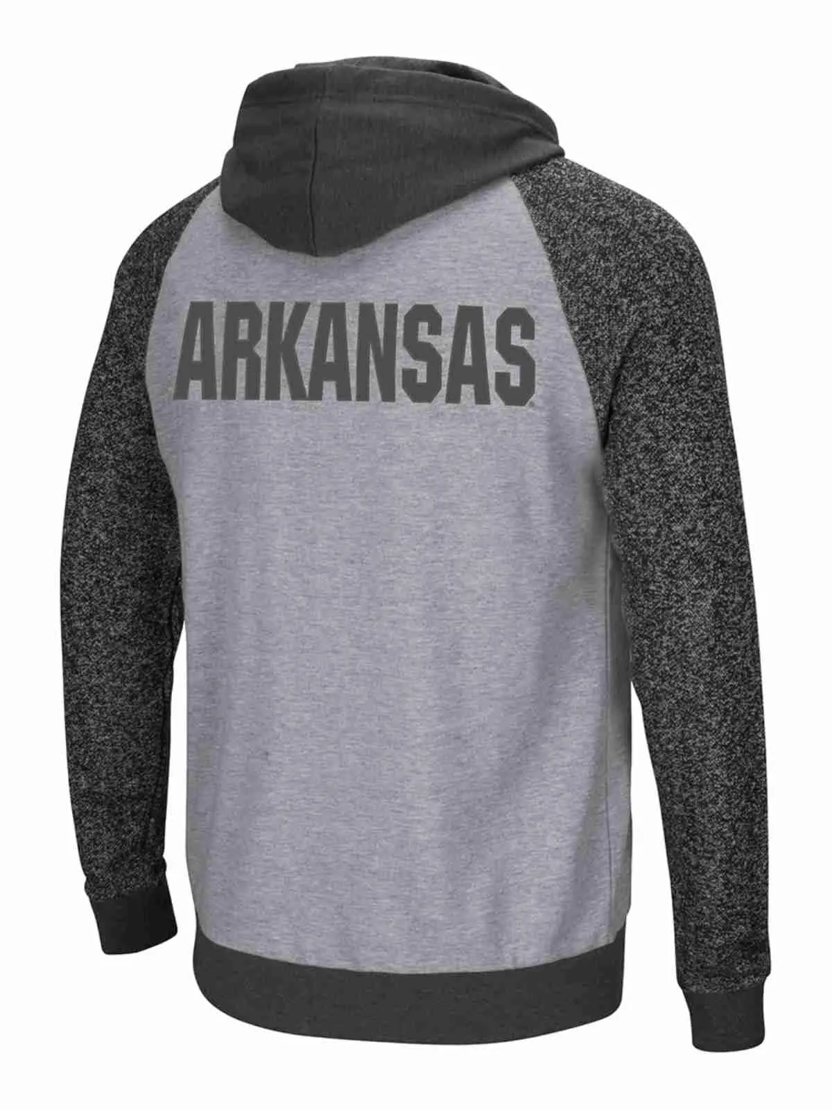 Arkansas Razorbacks Colosseum Two-Tone Regulation Full Zip Hoodie Jacket