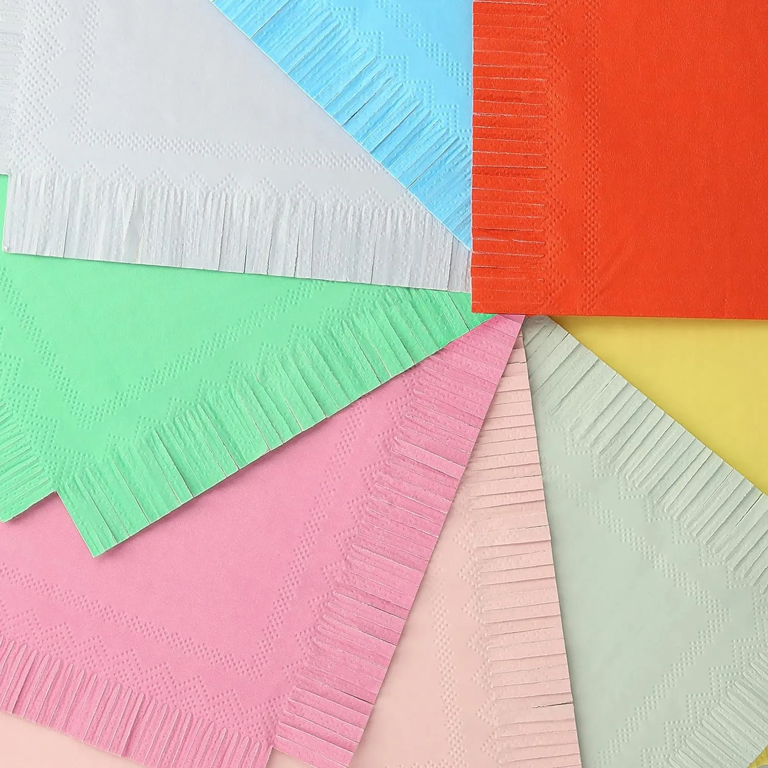 Assorted Fringe Napkins