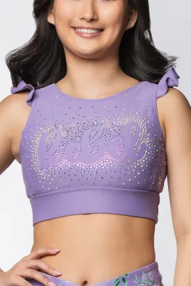 Aubree Sports Bra in Lavender