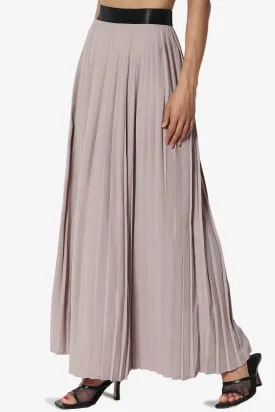 Barria Flowy Maxi Pleated Skirt