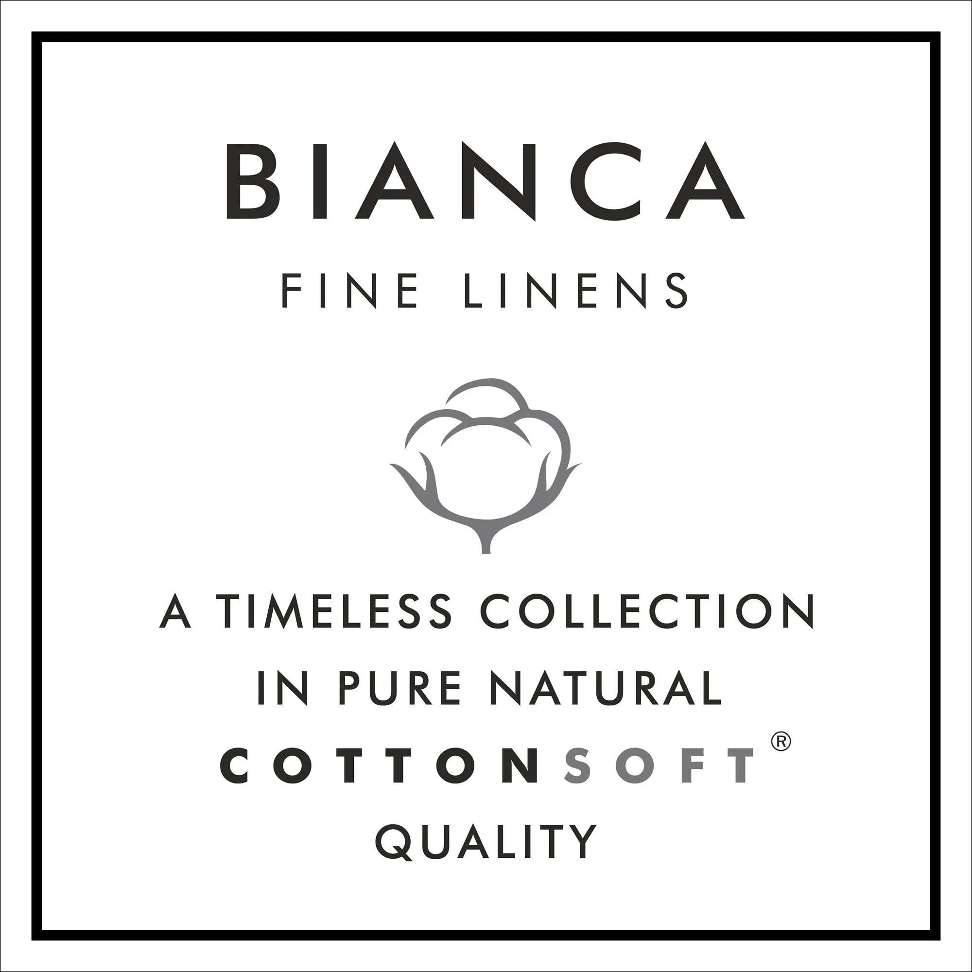 Bianca White and Black Cotton Tailored Oxford Pillowcase Pair