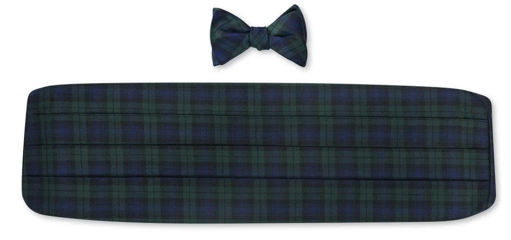 Black Watch Tartan Cummerbund Set - CB473