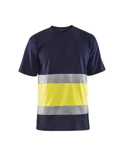 Blaklader Hi Vis Moisture-Wicking Premium Cotton T-shirt Class 1 - 3387