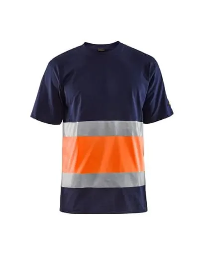 Blaklader Hi Vis Moisture-Wicking Premium Cotton T-shirt Class 1 - 3387