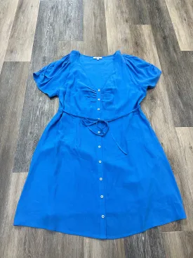 Blue Dress Casual Short Madewell, Size 16