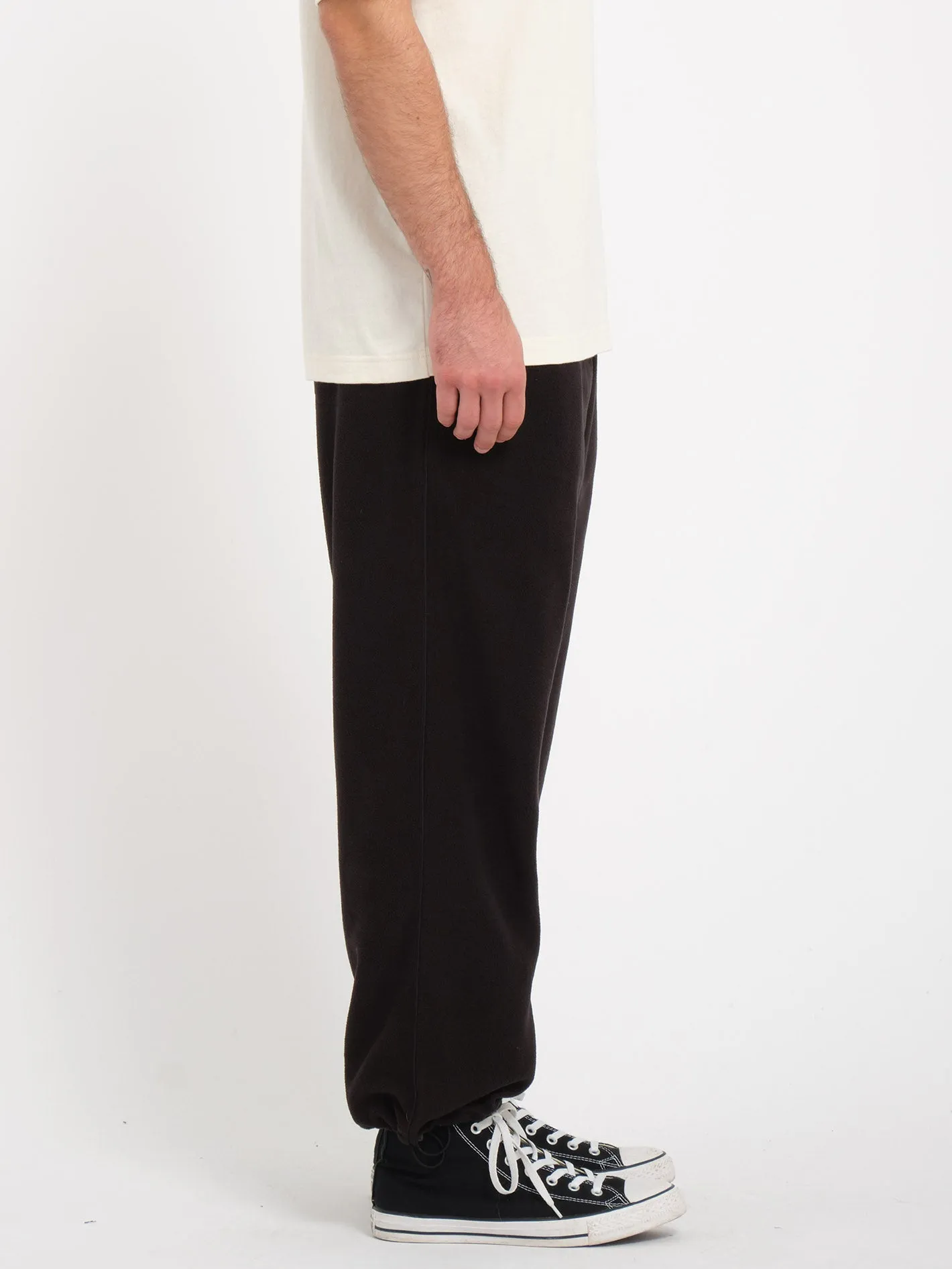 Bowered Light Fleece Trousers - BLACK