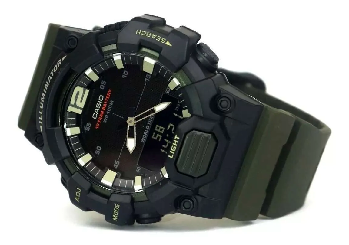 Casio HDC-700-3AVDF Black Resin Strap Watch for Men