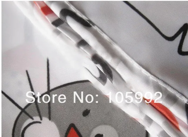 Cat Cartoon Shower Curtain Polyester Cloth