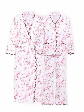 Cherry Blossom: Classic Robe   Pajamas