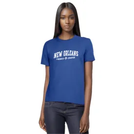 Classic Blue New Orleans French Quarter Souvenir T-Shirt