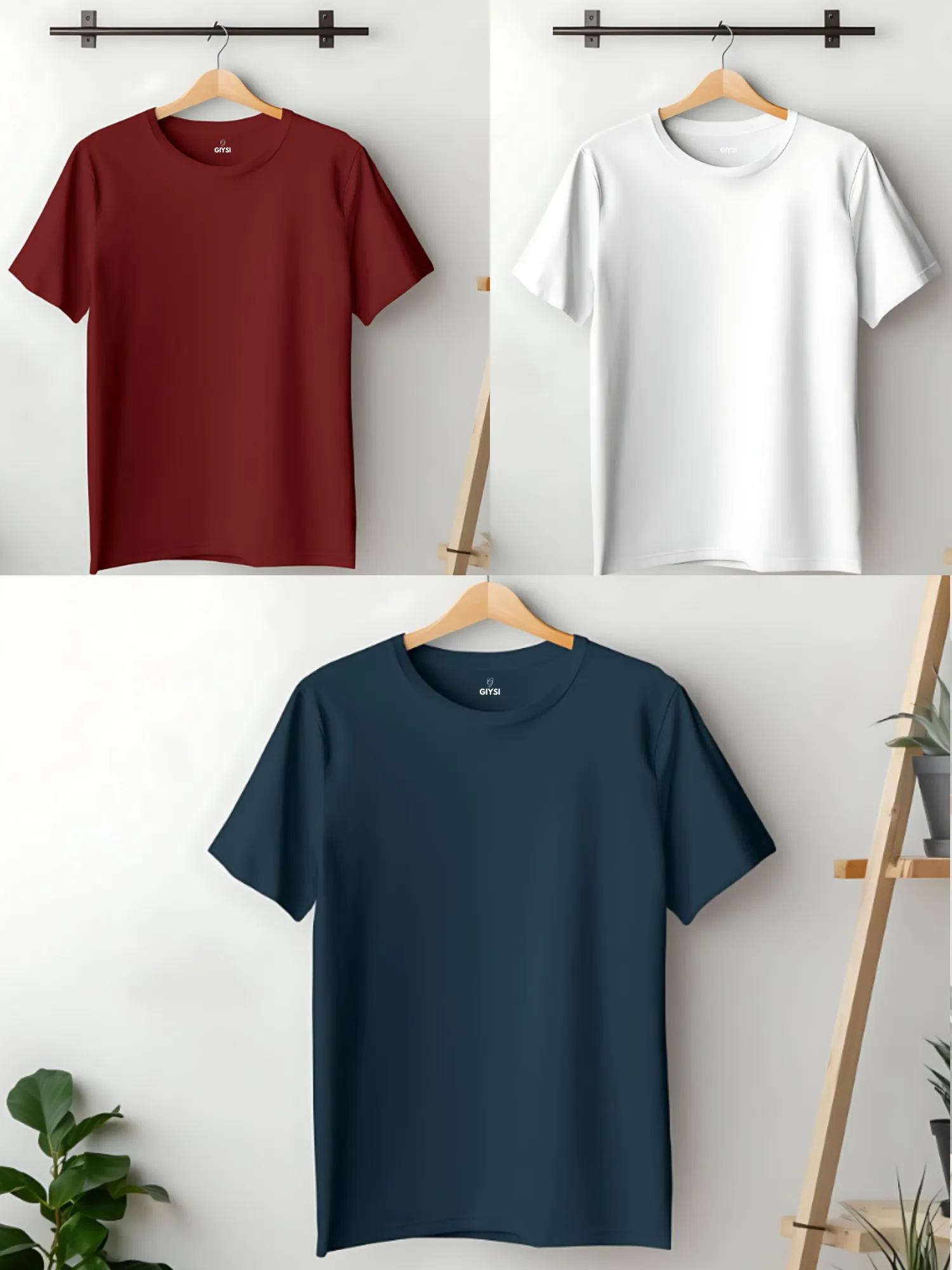 Combo Pack Round Neck T-shirts