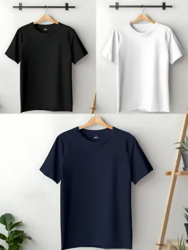 Combo Pack Round Neck T-shirts