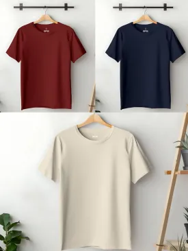 Combo Pack Round Neck T-shirts