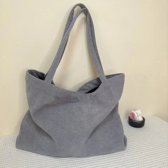 Corduroy Totes Bags for Women on the GO