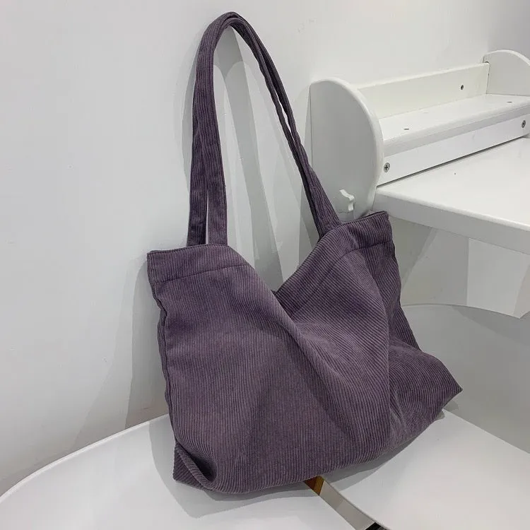 Corduroy Totes Bags for Women on the GO