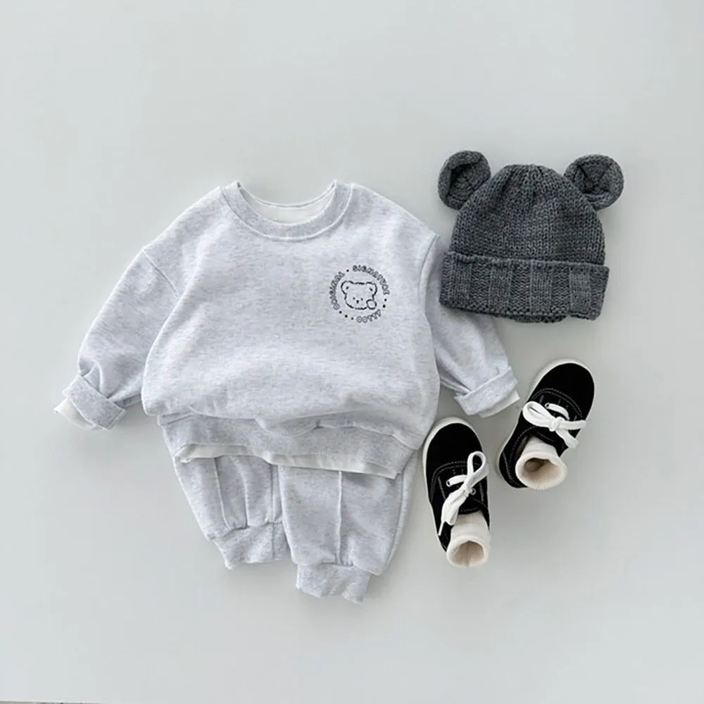 Cozy Cartoon Jogger Set