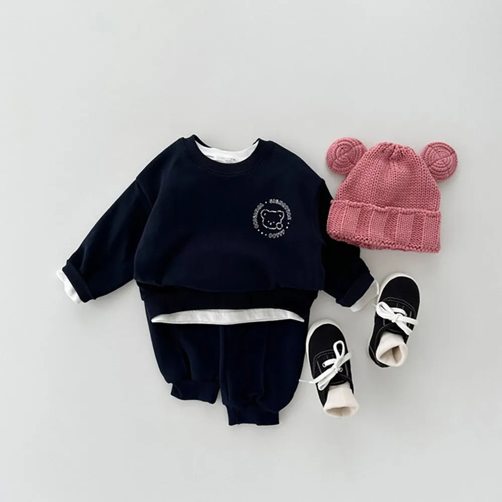 Cozy Cartoon Jogger Set