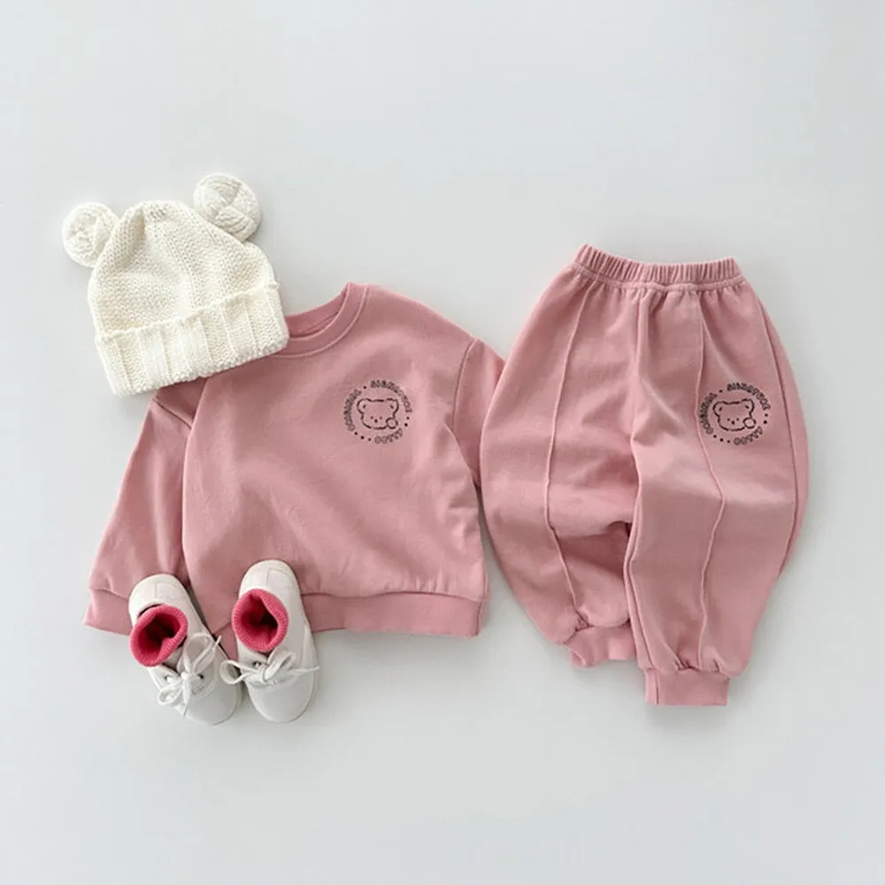 Cozy Cartoon Jogger Set