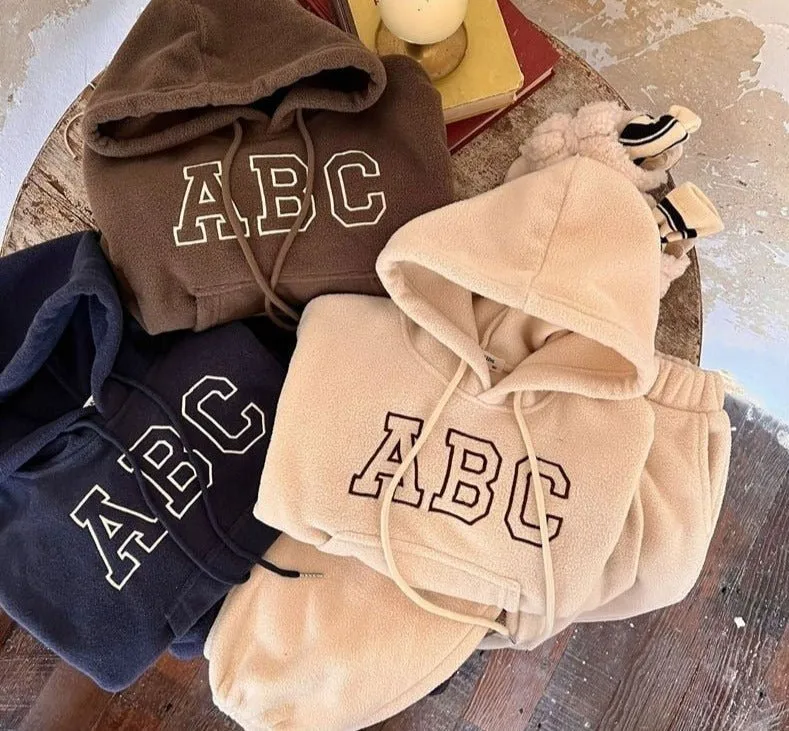 Cozy Fleece Tracksuit Set for Kids