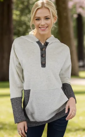 Cozy Two-Tone Pullover