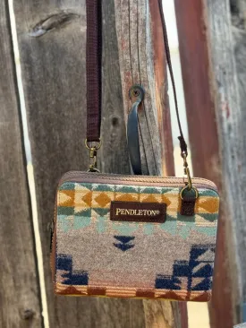 Desert Dawn Tan Aztec Crossbody Bag by Pendleton