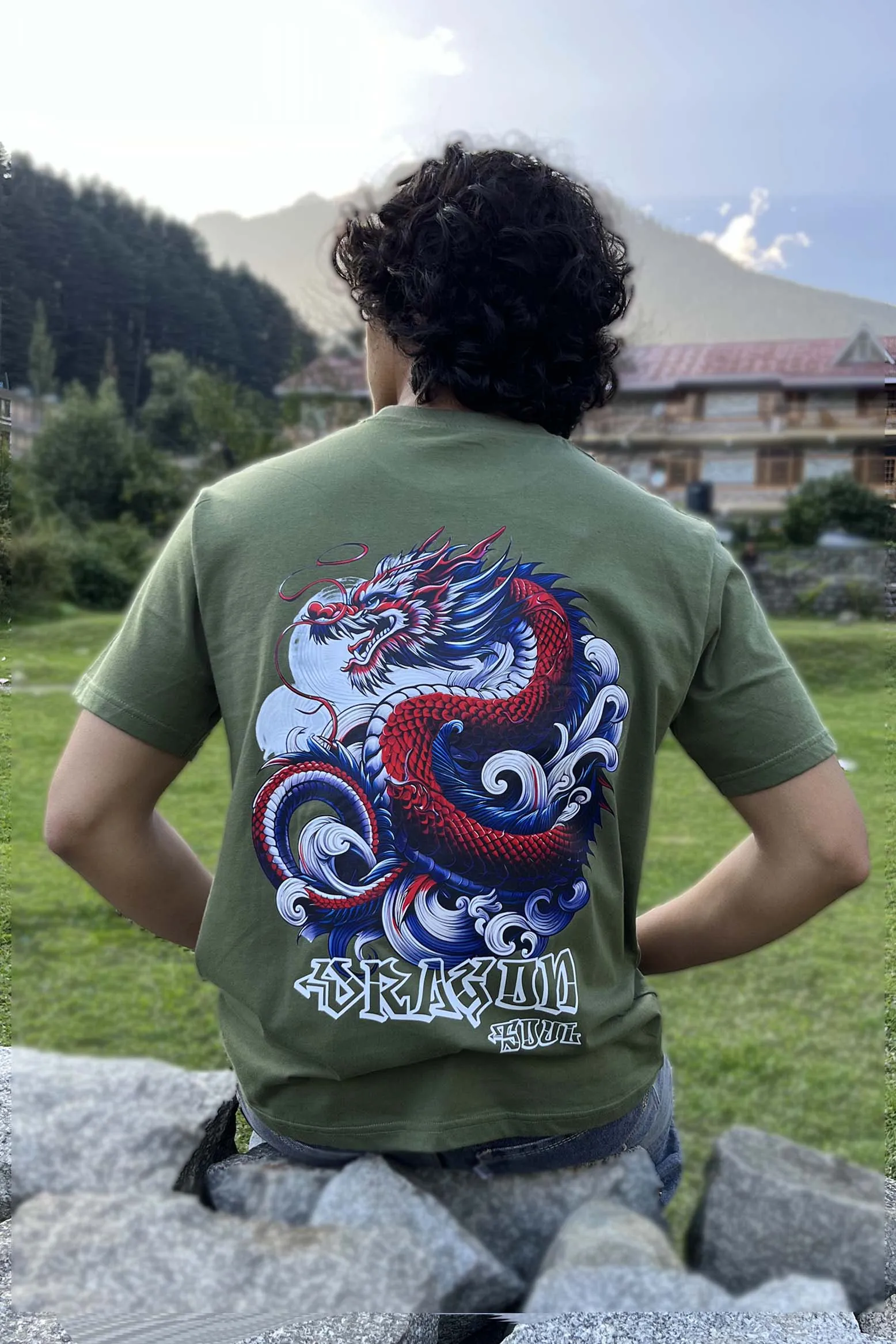 Dragon Soul Olive T-shirt