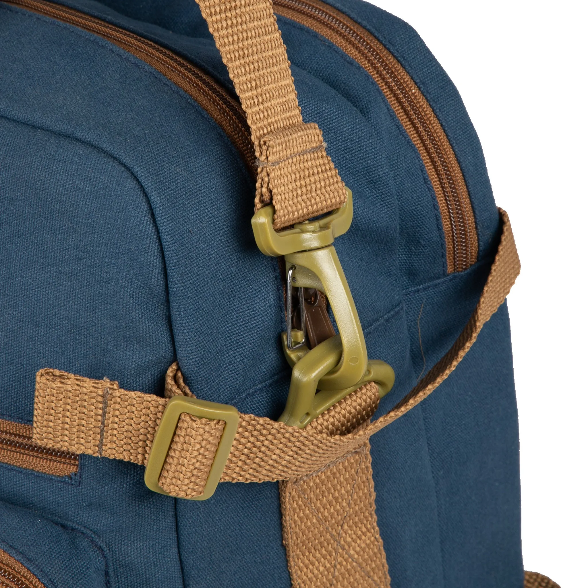 Dyad 20L Navy Canvas 2in1 Messenger Bag cum Backpack