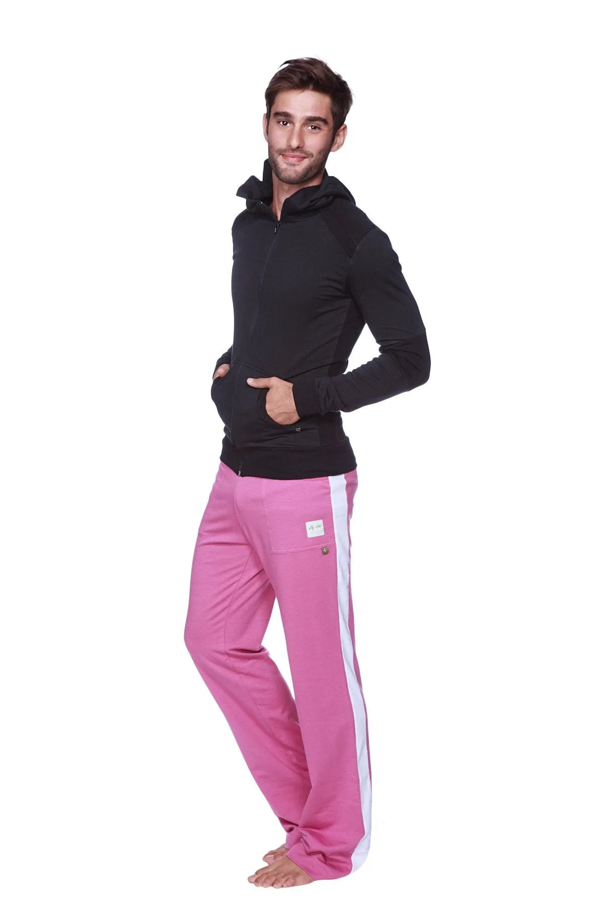 Eco-Track & Yoga Sweat Pant (Berry w/White)