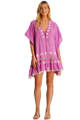 Embroidered Cover Up Caftan