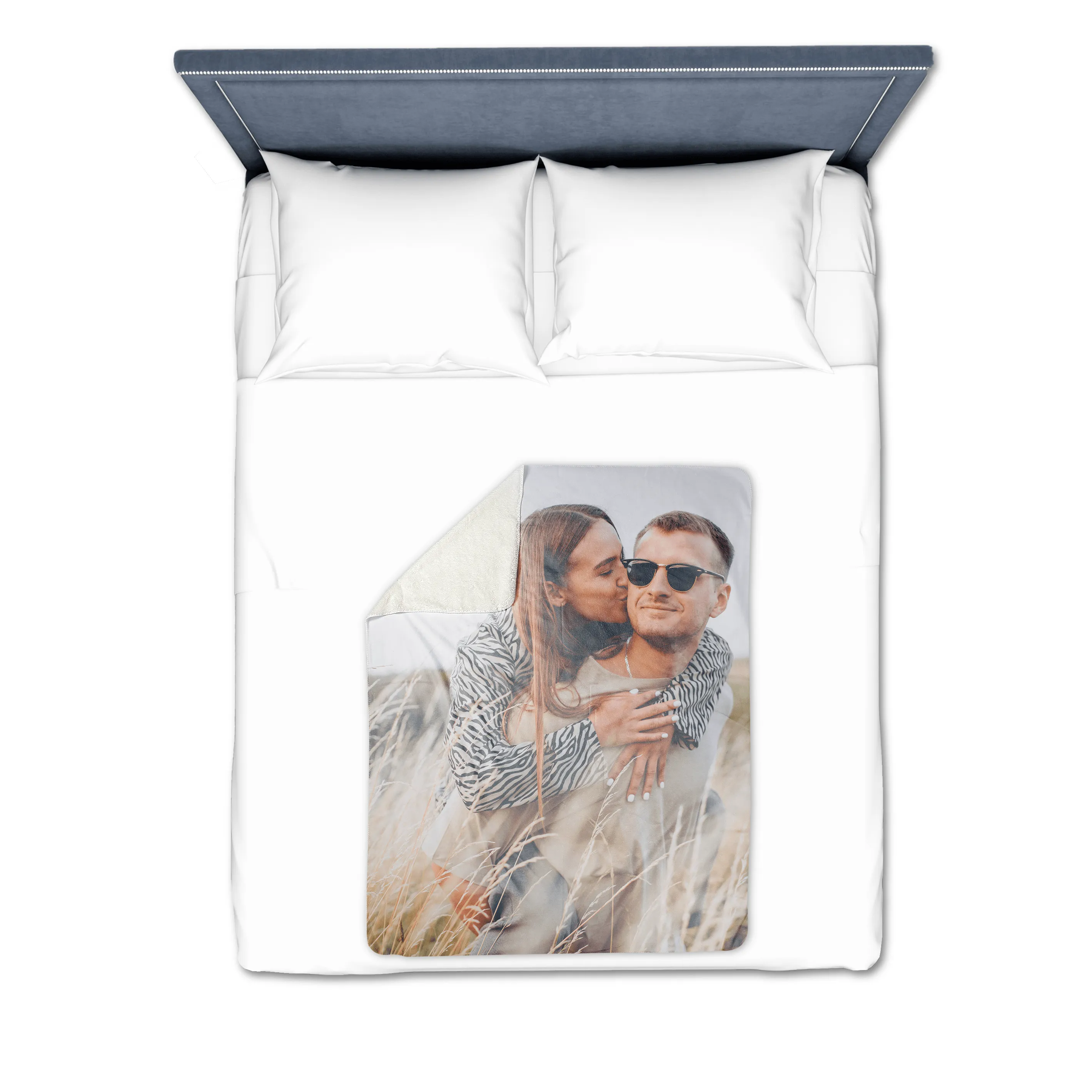 Family is Everything Premium Fleece Photo Blanket