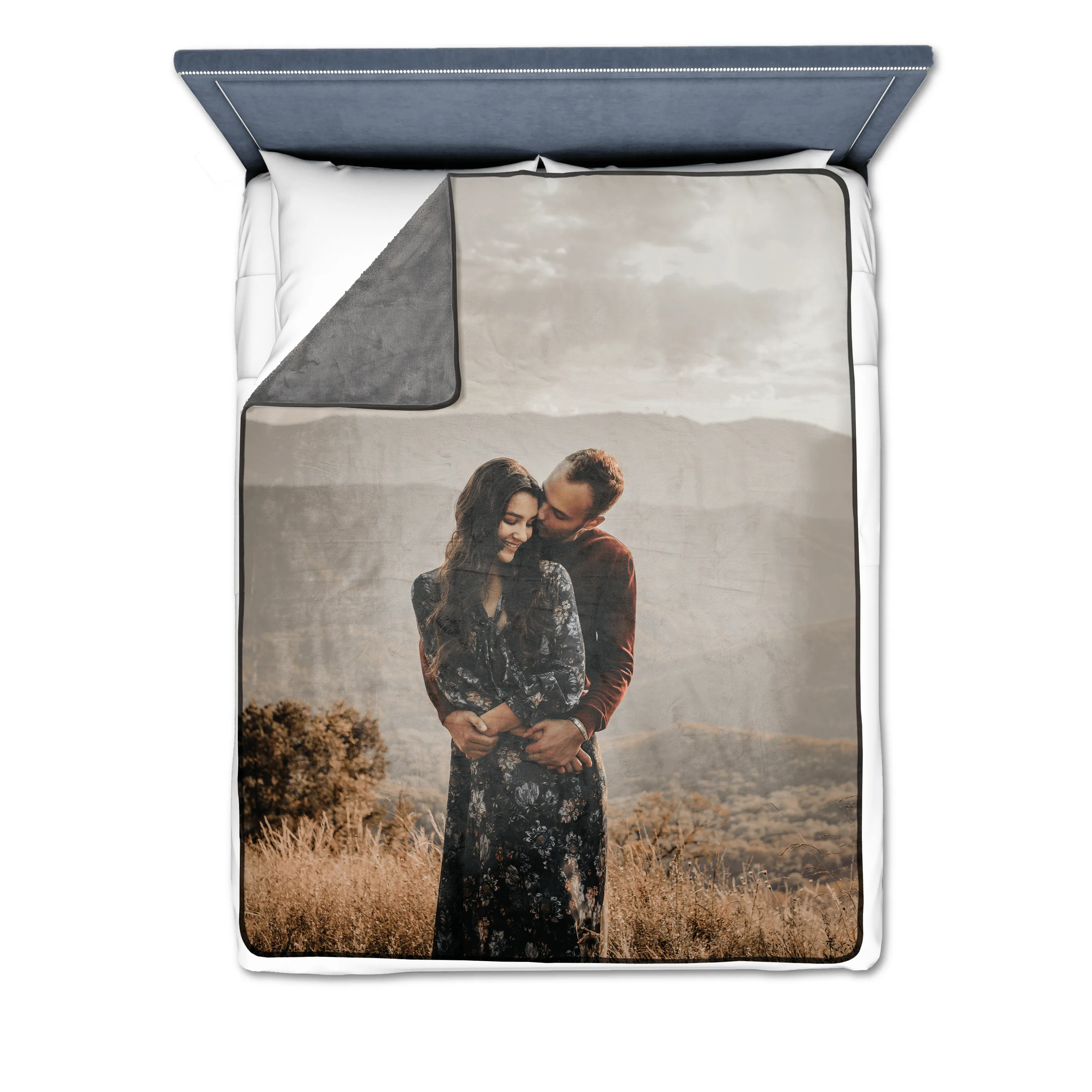 Family is Everything Premium Fleece Photo Blanket