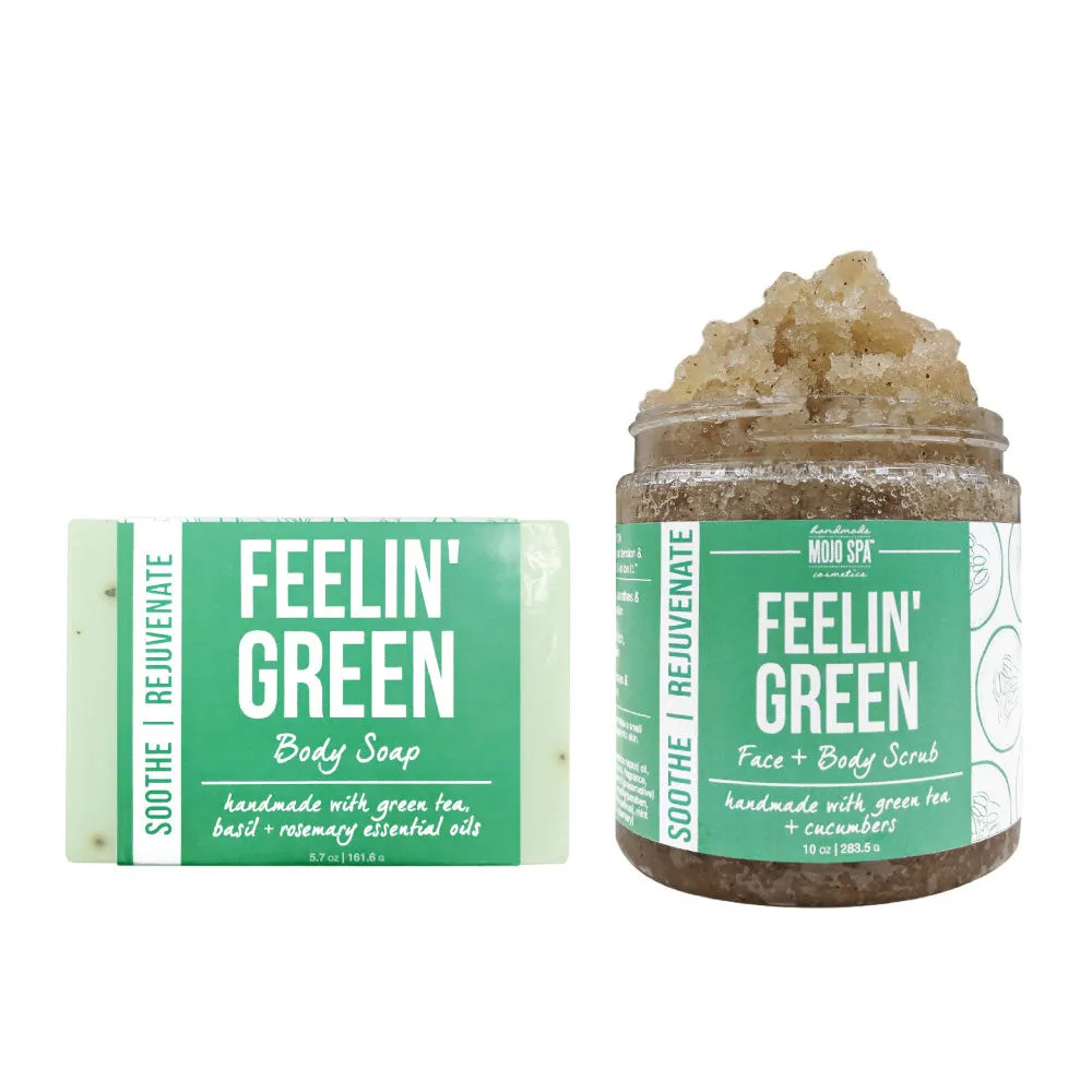 Feelin Green Scrub & Soap Gift Set