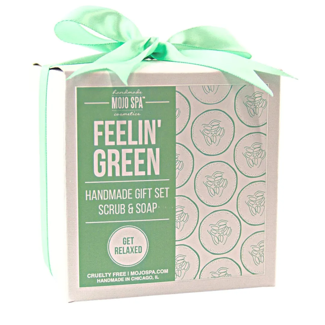 Feelin Green Scrub & Soap Gift Set