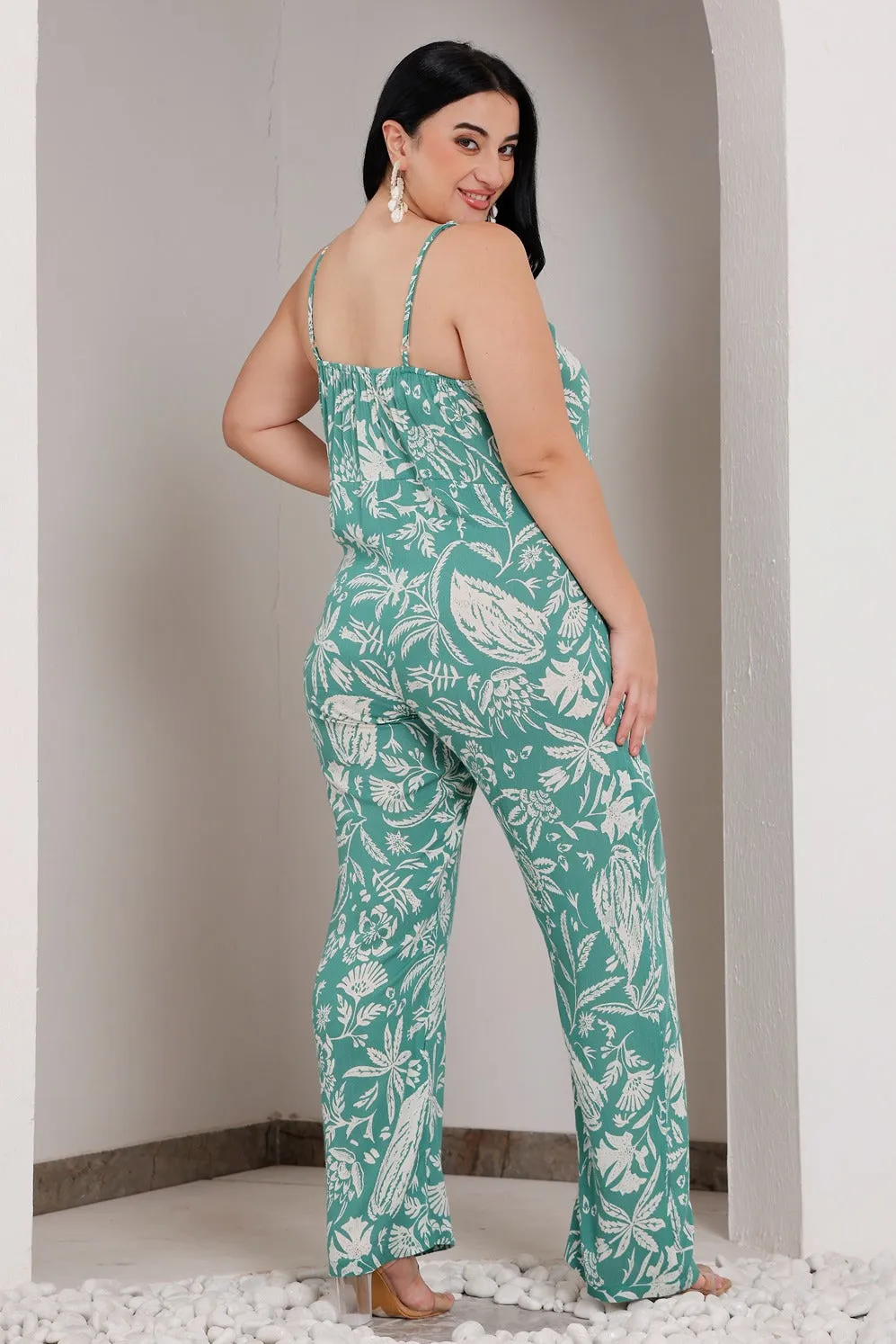 Floral Printed Jumpsuit