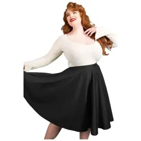 Full Circle Skirt - Black