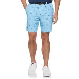 Fun In Da Sun 8" Printed Golf Short