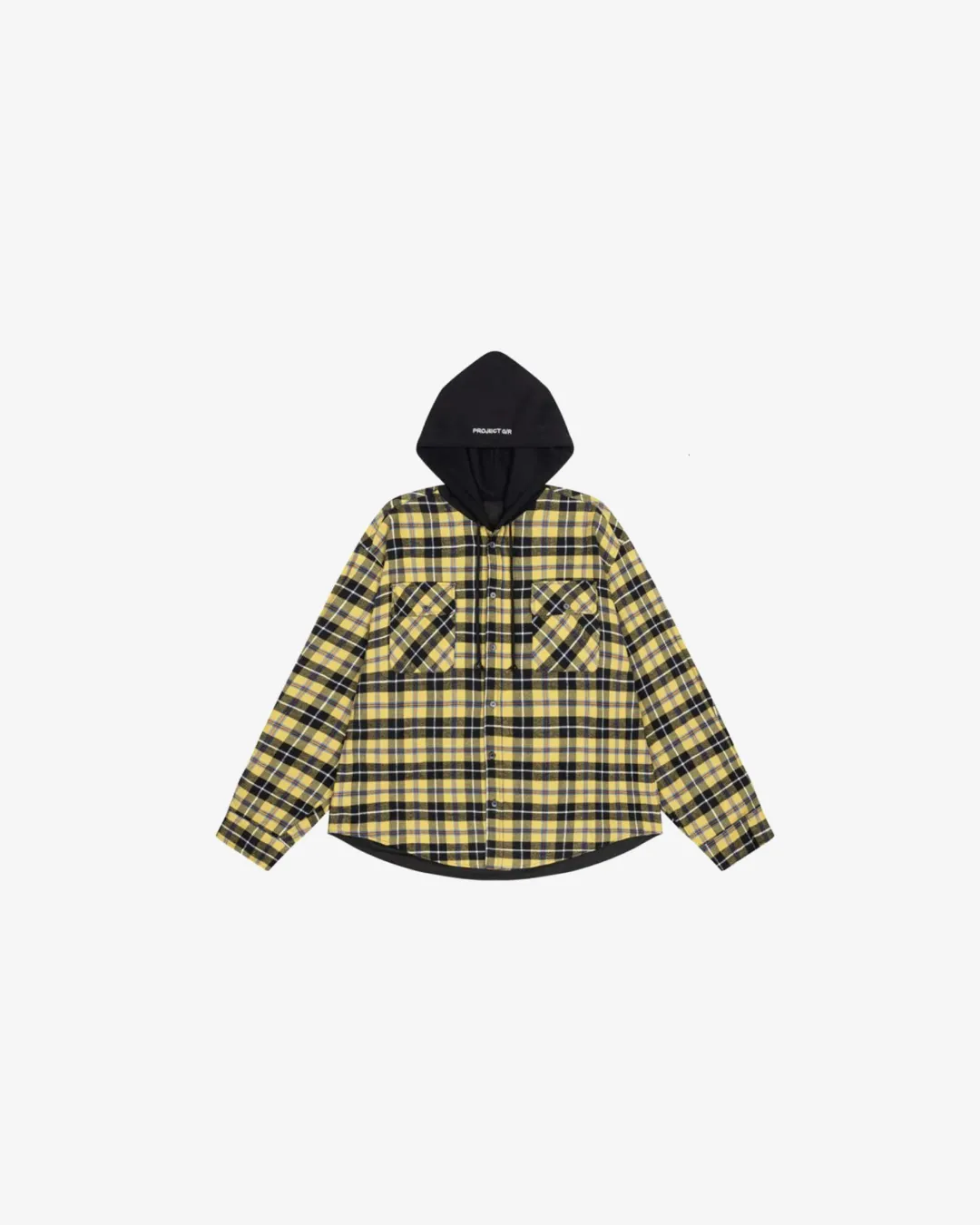 Grailz Project G/r Plaid Hooded Flannel Shirt