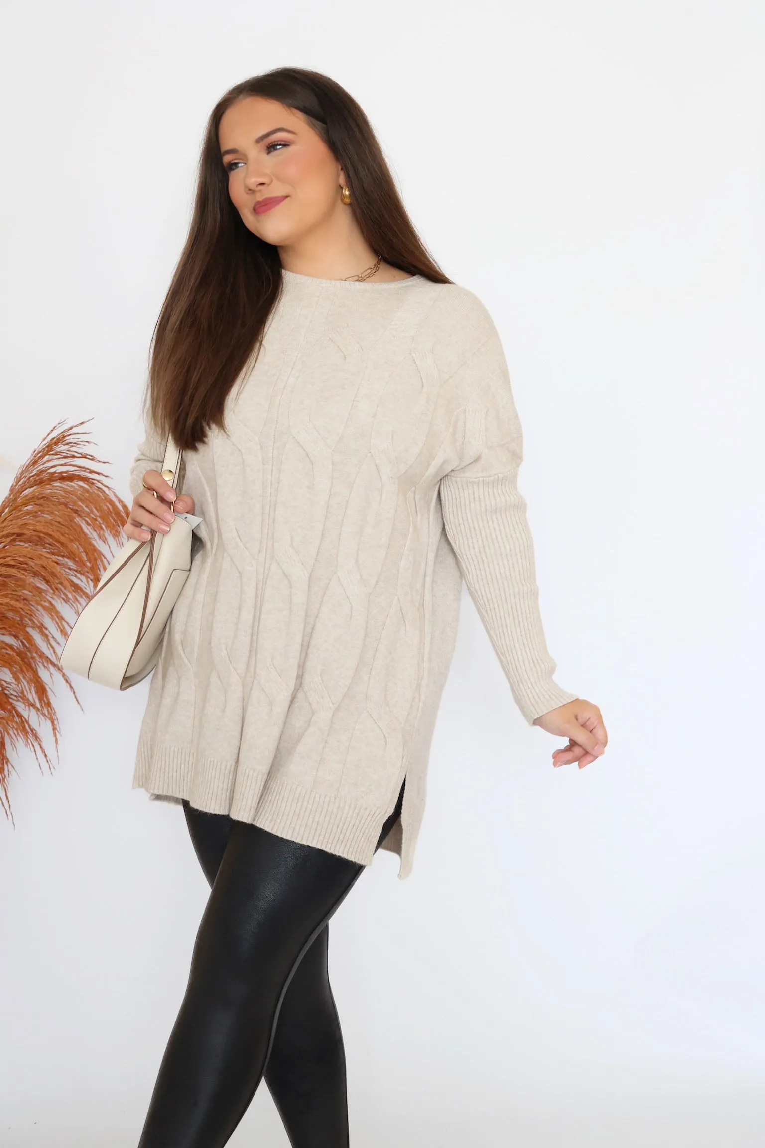 Heavenly-Luxe Cable Sweater