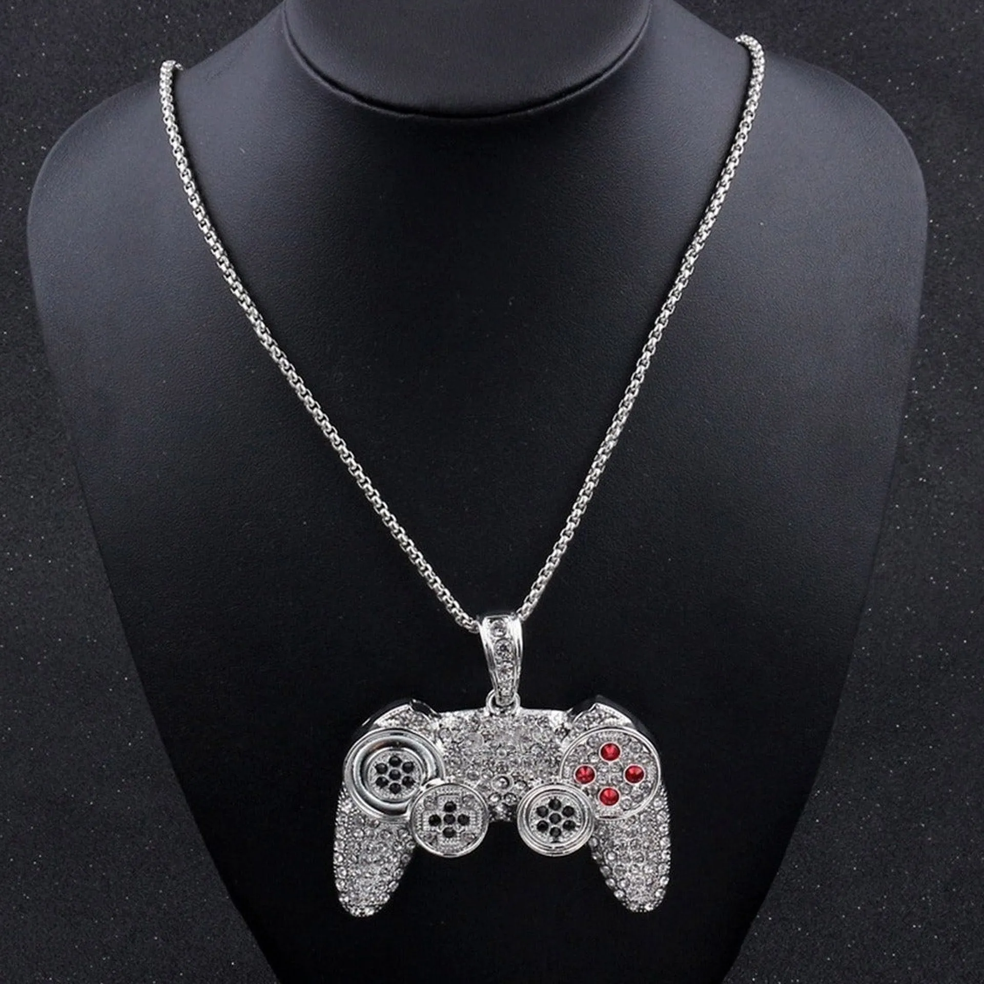 Ice Dazzle Gaming Controller Pendant