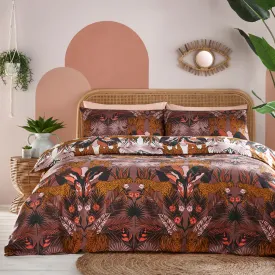 Kaihalulu Floral Printed Reversible Duvet Cover Set Cocoaberry