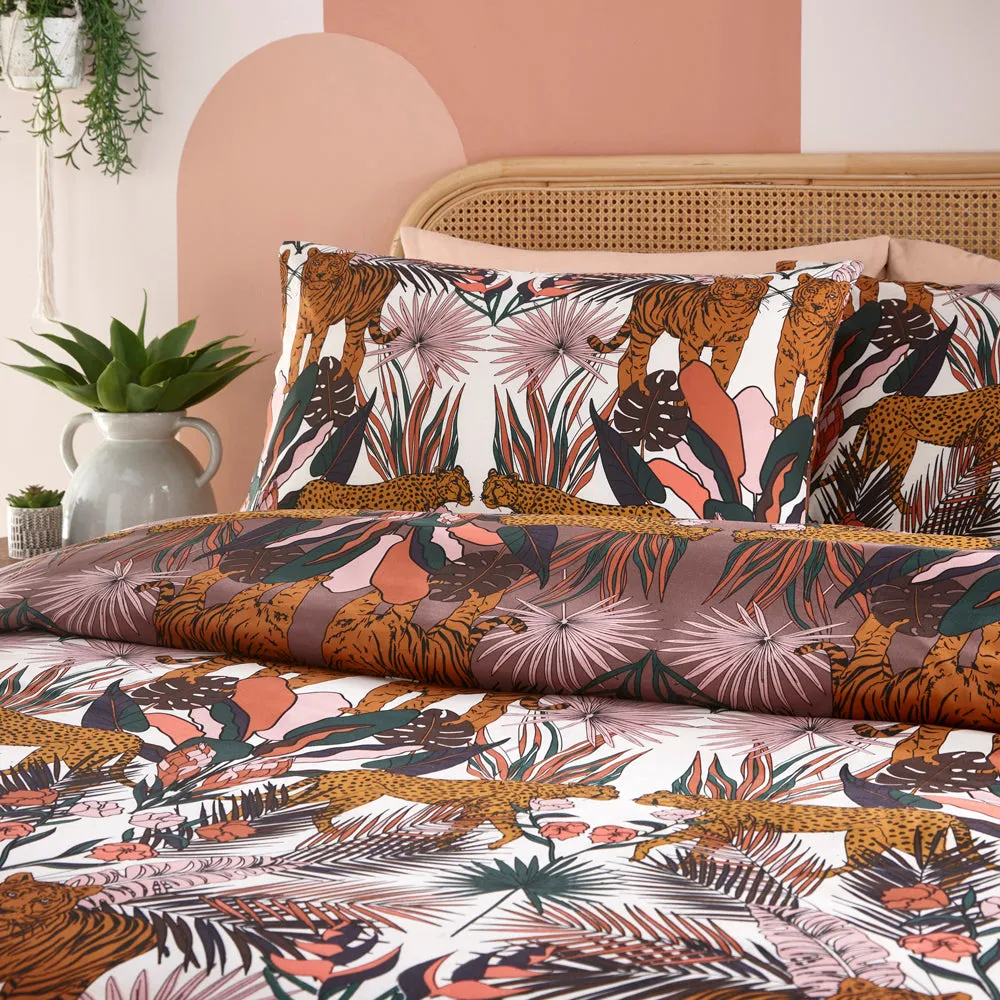 Kaihalulu Floral Printed Reversible Duvet Cover Set Cocoaberry