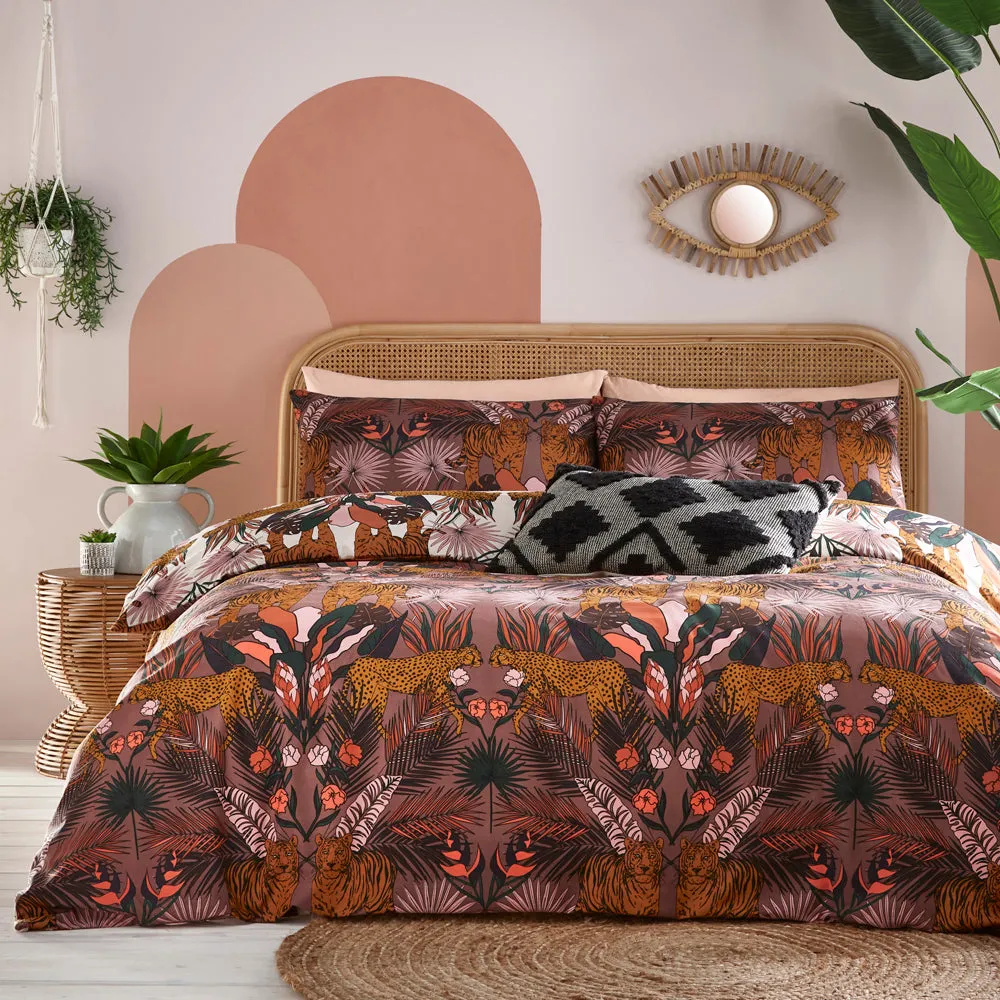 Kaihalulu Floral Printed Reversible Duvet Cover Set Cocoaberry